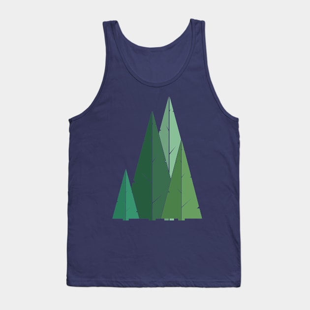 Cypress greens Tank Top by yanmos